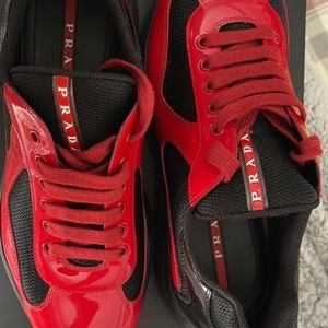 Prada gymshoes size 9. Worn once